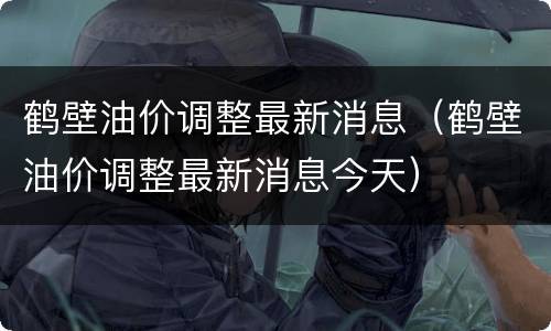 鹤壁油价调整最新消息（鹤壁油价调整最新消息今天）