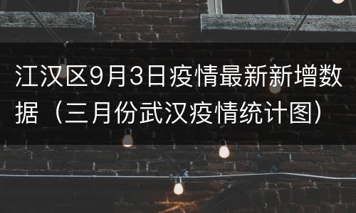 江汉区9月3日疫情最新新增数据（三月份武汉疫情统计图）