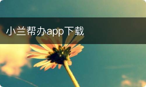 小兰帮办app下载