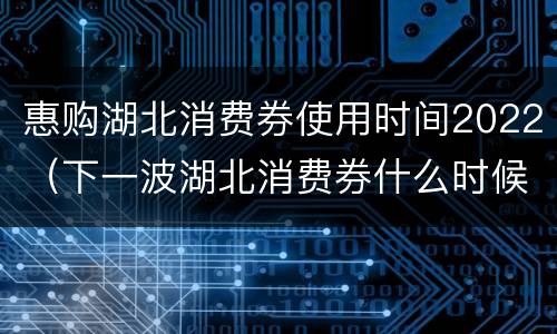 惠购湖北消费券使用时间2022（下一波湖北消费券什么时候抢）