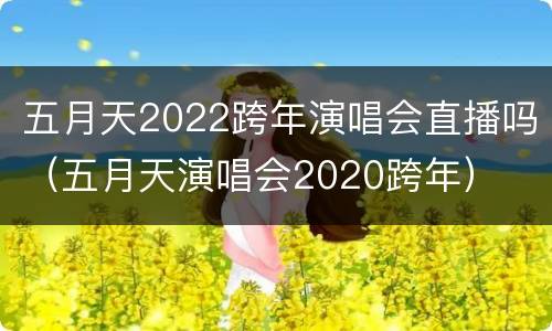 五月天2022跨年演唱会直播吗（五月天演唱会2020跨年）