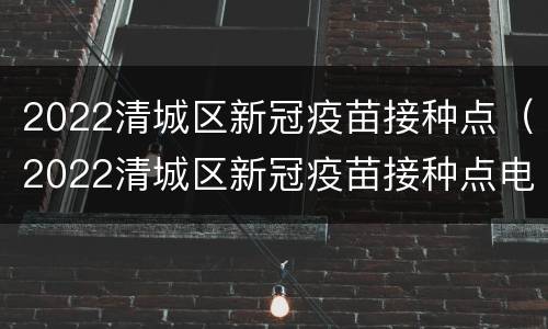2022清城区新冠疫苗接种点（2022清城区新冠疫苗接种点电话）