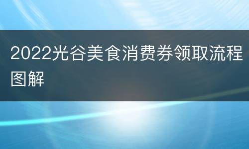 2022光谷美食消费券领取流程图解