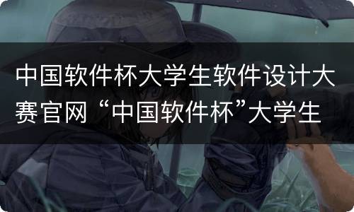 中国软件杯大学生软件设计大赛官网 “中国软件杯”大学生软件设计大赛