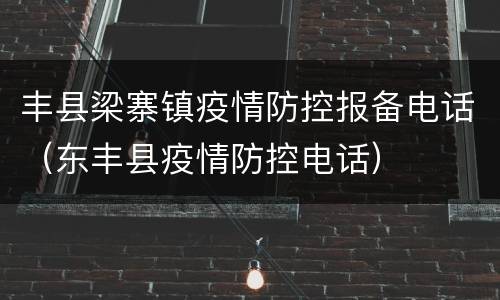 丰县梁寨镇疫情防控报备电话（东丰县疫情防控电话）