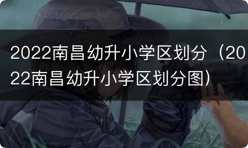 2022南昌幼升小学区划分（2022南昌幼升小学区划分图）