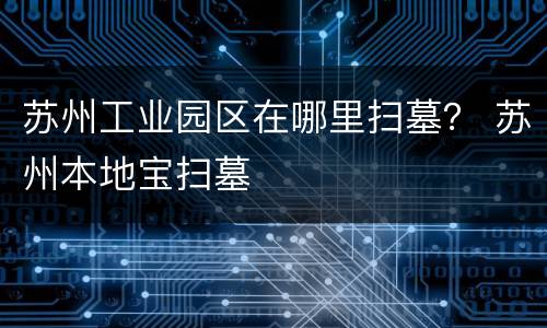 苏州工业园区在哪里扫墓？ 苏州本地宝扫墓