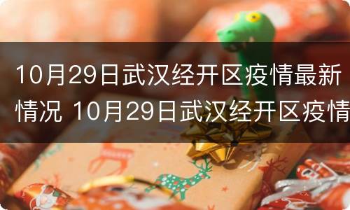 10月29日武汉经开区疫情最新情况 10月29日武汉经开区疫情最新情况报告