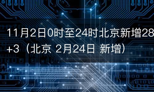 11月2日0时至24时北京新增28+3（北京 2月24日 新增）