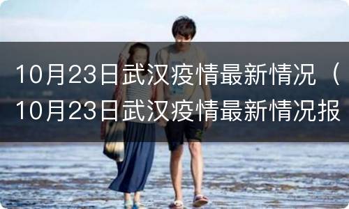 10月23日武汉疫情最新情况（10月23日武汉疫情最新情况报告）