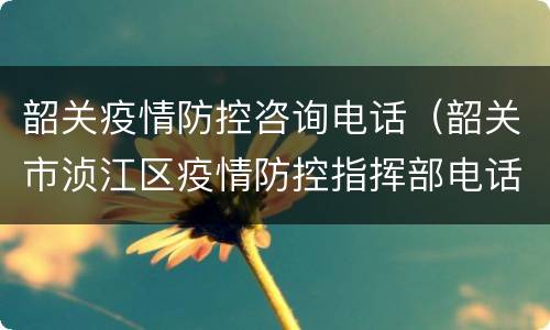 韶关疫情防控咨询电话（韶关市浈江区疫情防控指挥部电话）