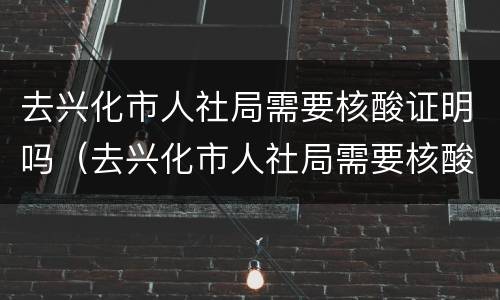 去兴化市人社局需要核酸证明吗（去兴化市人社局需要核酸证明吗现在）