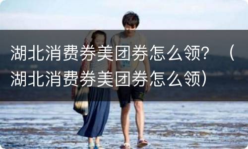 湖北消费券美团券怎么领？（湖北消费券美团券怎么领）