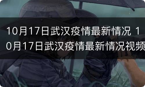 10月17日武汉疫情最新情况 10月17日武汉疫情最新情况视频
