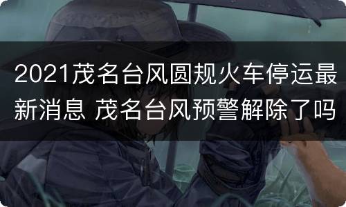 2021茂名台风圆规火车停运最新消息 茂名台风预警解除了吗