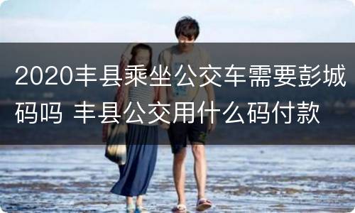 2020丰县乘坐公交车需要彭城码吗 丰县公交用什么码付款