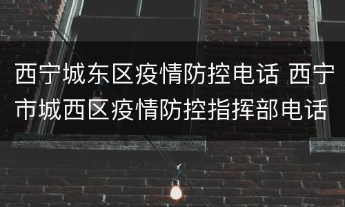 西宁城东区疫情防控电话 西宁市城西区疫情防控指挥部电话
