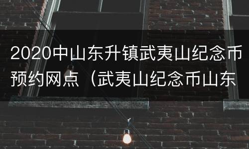 2020中山东升镇武夷山纪念币预约网点（武夷山纪念币山东预约时间）