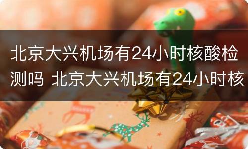北京大兴机场有24小时核酸检测吗 北京大兴机场有24小时核酸检测吗