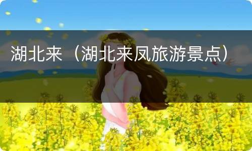 湖北来（湖北来凤旅游景点）