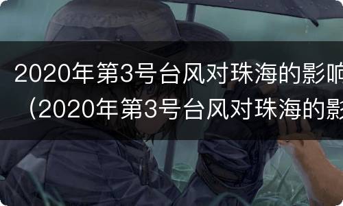 2020年第3号台风对珠海的影响（2020年第3号台风对珠海的影响是）
