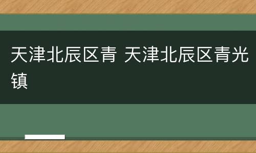 天津北辰区青 天津北辰区青光镇