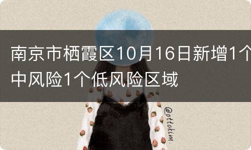 南京市栖霞区10月16日新增1个中风险1个低风险区域